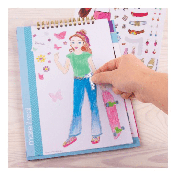 Make it Real: Bloomin Vibes Sketchbook - Lennies Toys