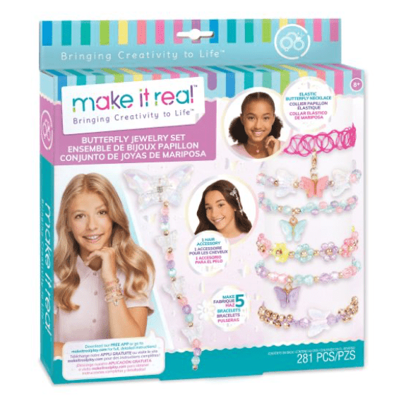 Make it Real: Butterfly Jewellery Kit - Lennies Toys