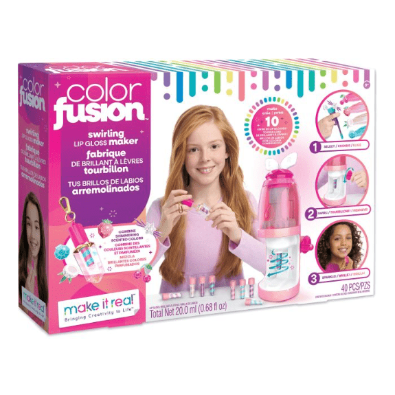 Make it Real: Colour Fusion Lip Gloss Maker - Lennies Toys