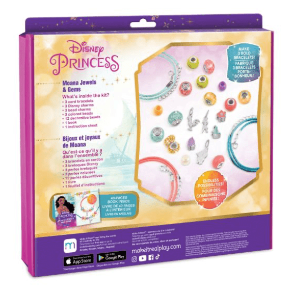 Make it Real: Disney Princess Jewels & Gems Kit - Lennies Toys
