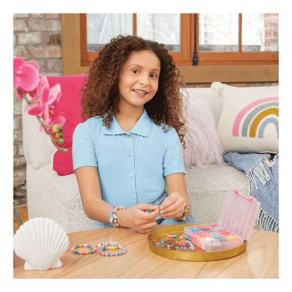 Make it Real: Disney Princess Royal Rounds Heishi Beads Charm Set - Lennies Toys