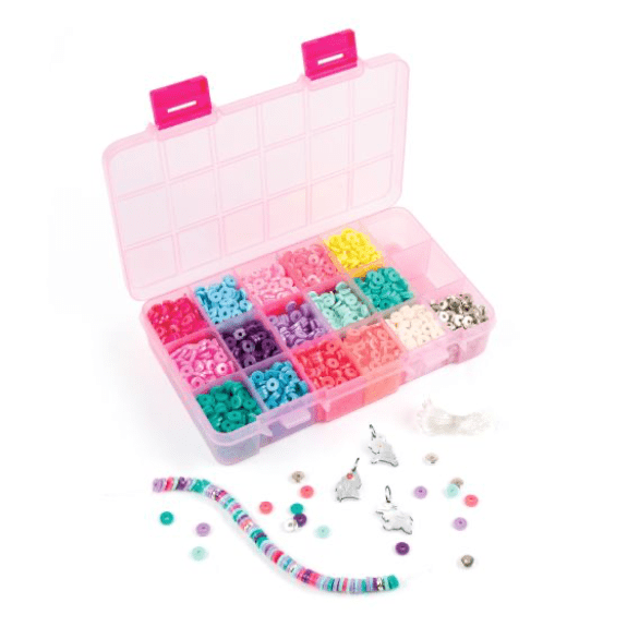 Make it Real: Disney Princess Royal Rounds Heishi Beads Charm Set - Lennies Toys