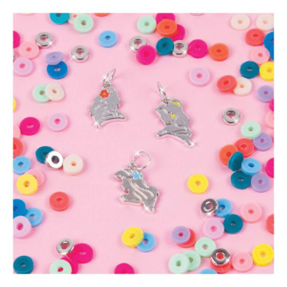 Make it Real: Disney Princess Royal Rounds Heishi Beads Charm Set - Lennies Toys