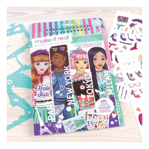Make it Real: Fashion Design Sketchbook City Style - Lennies Toys