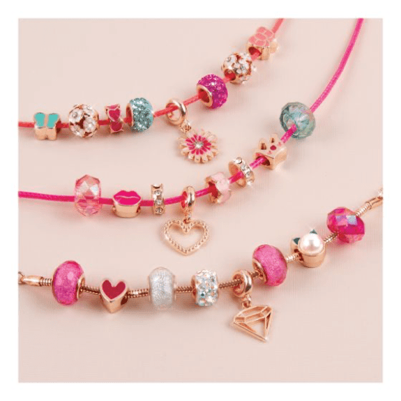 Make it Real: Halo Charms Bracelets Think Pink - Lennies Toys