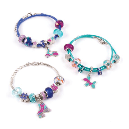Make it Real: Halo Charms Bracelets True Blue - Lennies Toys