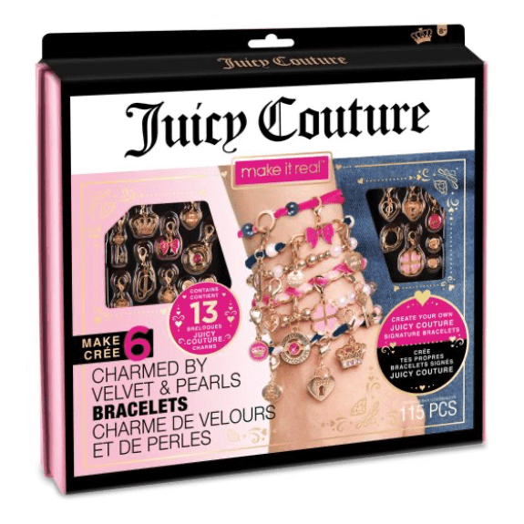 Make it Real: Juicy Couture Charmed by Velvet & Pearls Bracelet Kit - Lennies Toys