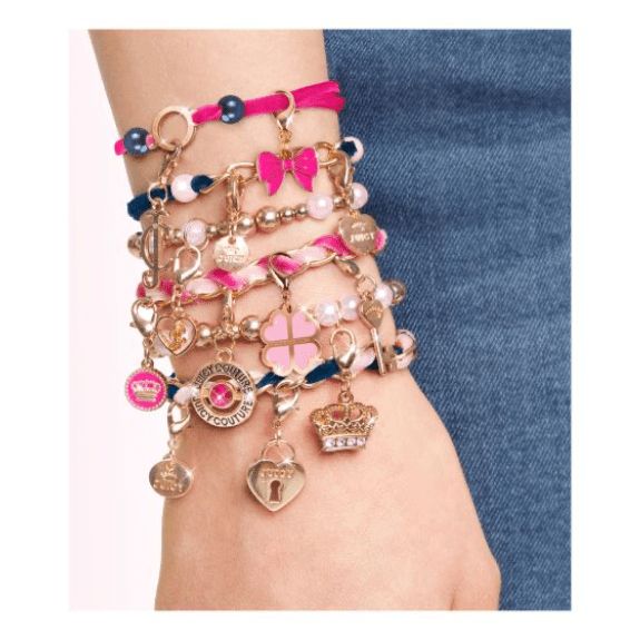 Make it Real: Juicy Couture Charmed by Velvet & Pearls Bracelet Kit - Lennies Toys