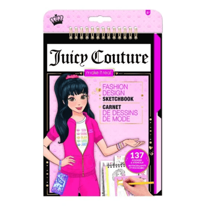 Make it Real: Juicy Couture Fashion Sketchbook - Lennies Toys