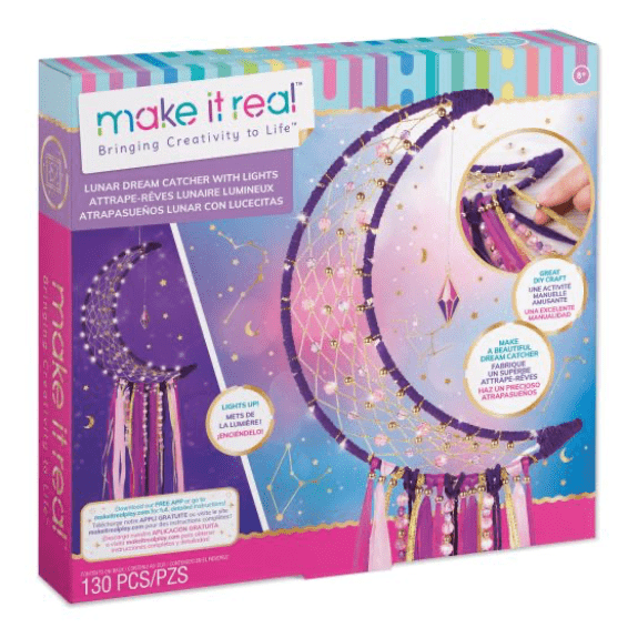 Make it Real: Lunar Dream Catcher with Lights - Lennies Toys