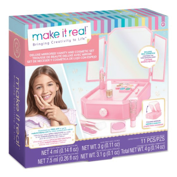 Make it Real: Mirrored Vanity & Cosmetic Set - Lennies Toys
