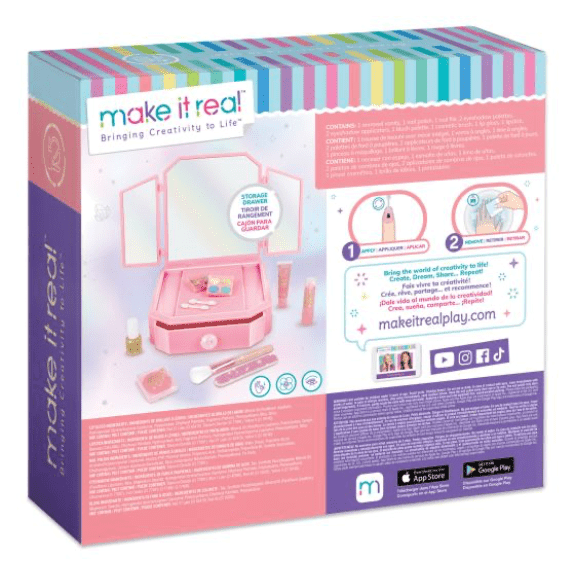 Make it Real: Mirrored Vanity & Cosmetic Set - Lennies Toys
