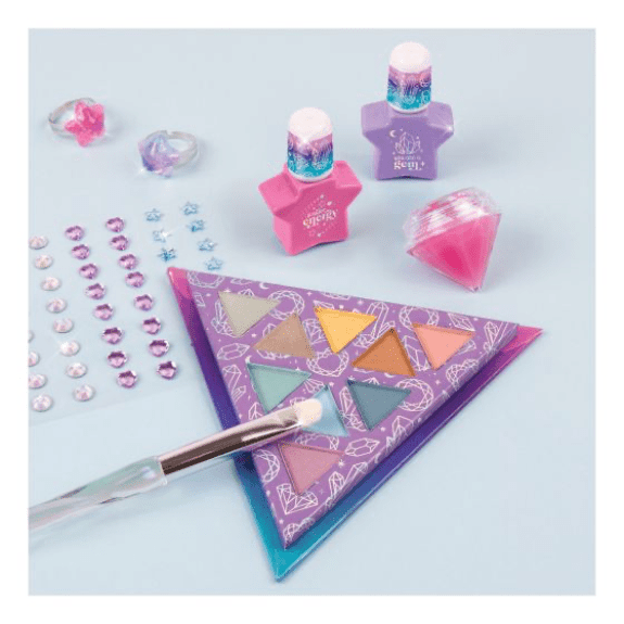 Make it Real: Mystic Crystal Makeup Set with Face Jewels - Lennies Toys
