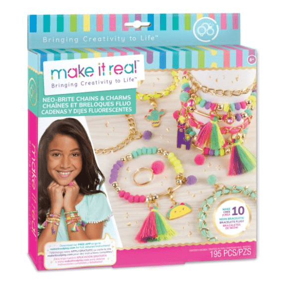 Make it Real: Neo-Brite Chains & Charms - Lennies Toys