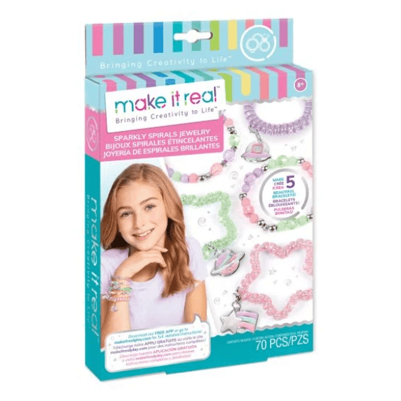 Make it Real: Sparkly Spiral Bracelets - Lennies Toys