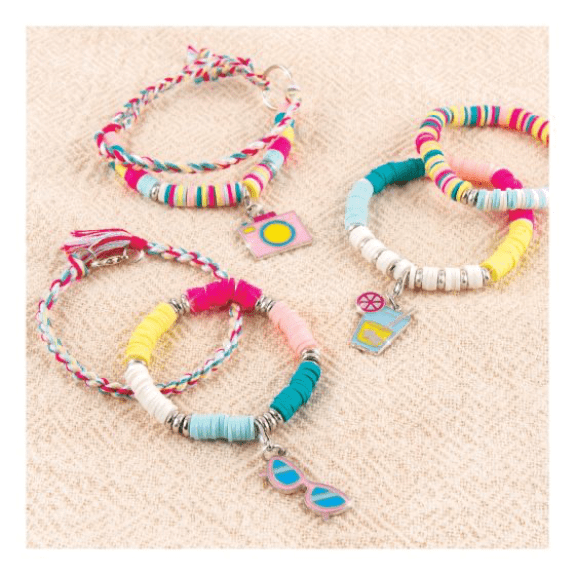 Make it Real: Summer Vibes Heishi Bead Bracelets - Lennies Toys