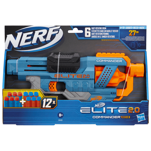 Hasbro: Nerf Elitet 2.0 Commander RD 6 Blaster - Lennies Toys