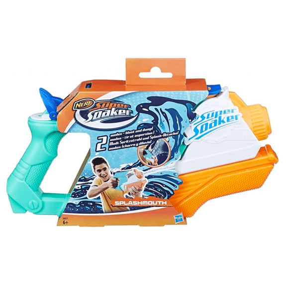 Hasbro: Nerf Supersoaker Splashmouth Water Blaster - Lennies Toys