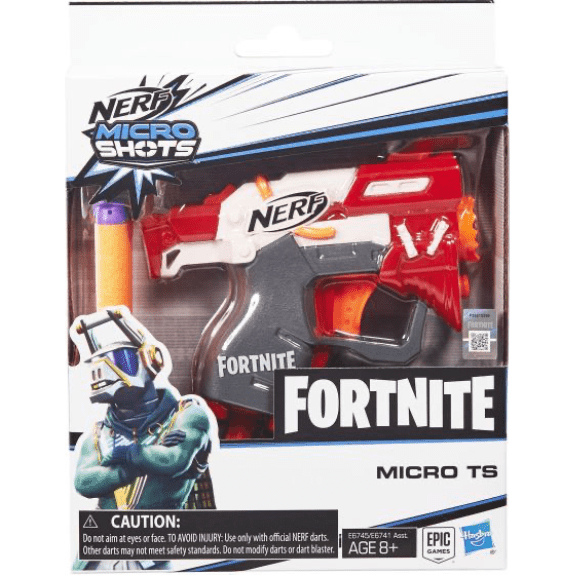 Hasbro: Nerf Fortnite Microshots Blaster (1 Selected at Random)