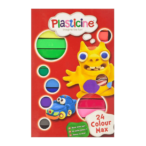 Plasticine 24 Colour Max - Lennies Toys