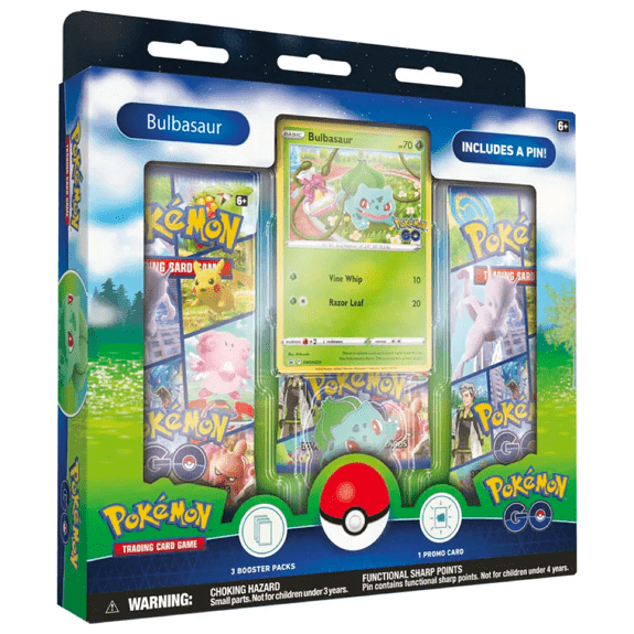 Pokémon GO Pin Collection Bulbasaur, Charmander or Squirtle - Lennies Toys