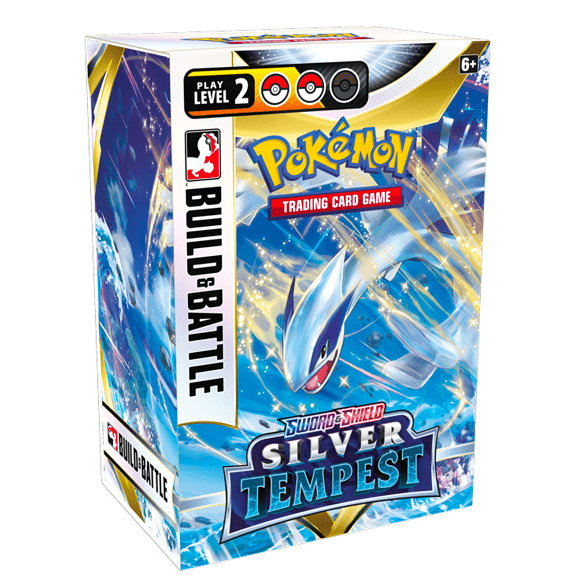 Pokémon TCG: Sword & Shield 12 Silver Tempest Build and Battle Stadium Box - Lennies Toys