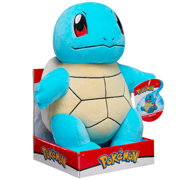 Pokemon 12" Plush: Squirtle - Lennies Toys