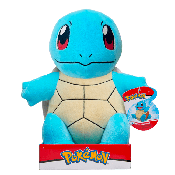 Pokemon 12" Plush: Squirtle - Lennies Toys