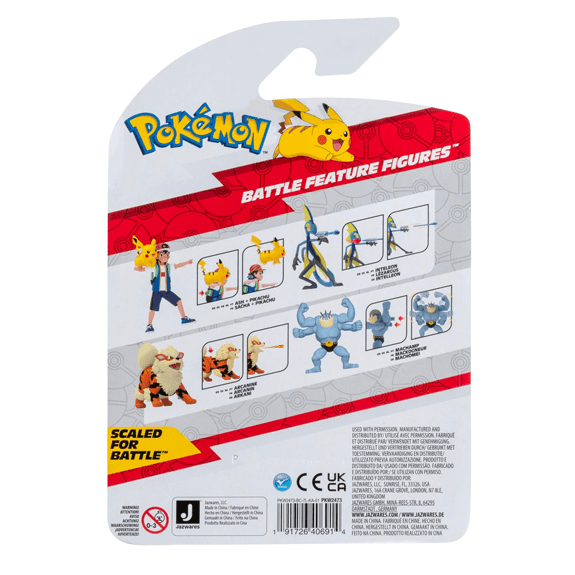 Pokemon Feature Figure: Ash & Pikachu - Lennies Toys