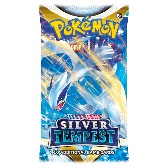 leje Telegraf aftale Pokémon TCG: Sword & Shield 12 Silver Tempest Booster Packs