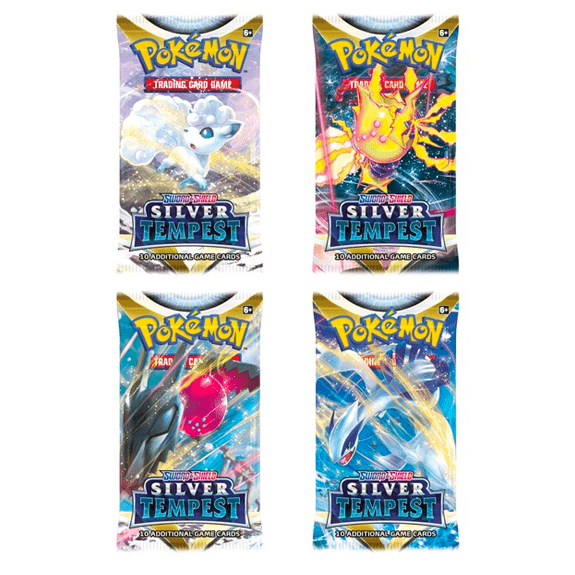 Pokémon TCG: Sword & Shield 12 Silver Tempest Booster Packs - Lennies Toys