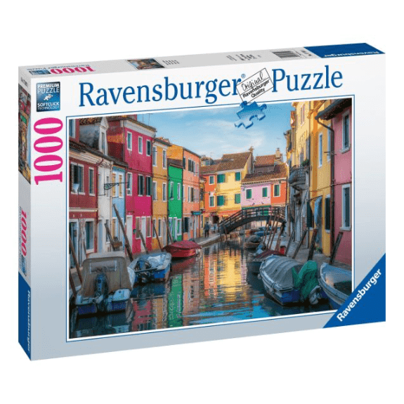 Ravensburger 1000 Piece Puzzle: Burano, Italy - Lennies Toys