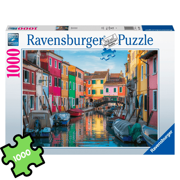 Ravensburger 1000 Piece Puzzle: Burano, Italy - Lennies Toys