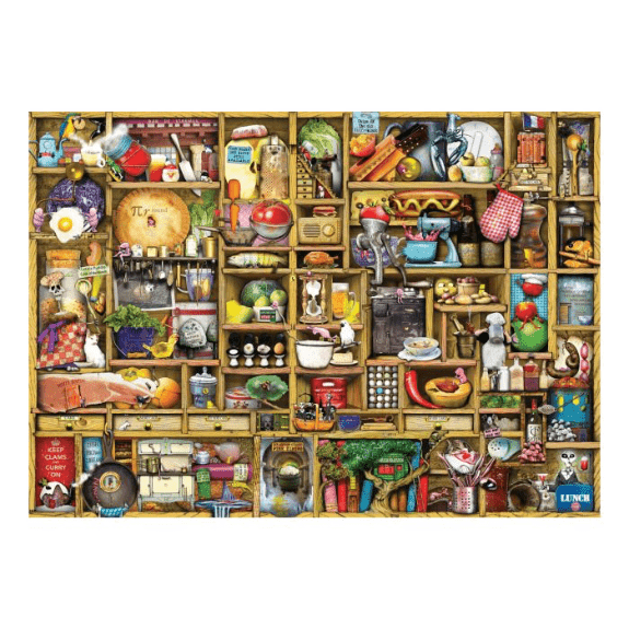 Ravensburger 1000 Piece Puzzle: Curious Cupboards No.1 The Kitchen Cupboard - Lennies Toys