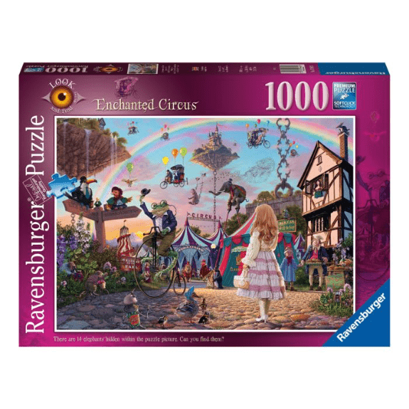 Ravensburger 1000 Piece Puzzle: Look & Find No.2 Enchanted Circus - Lennies Toys