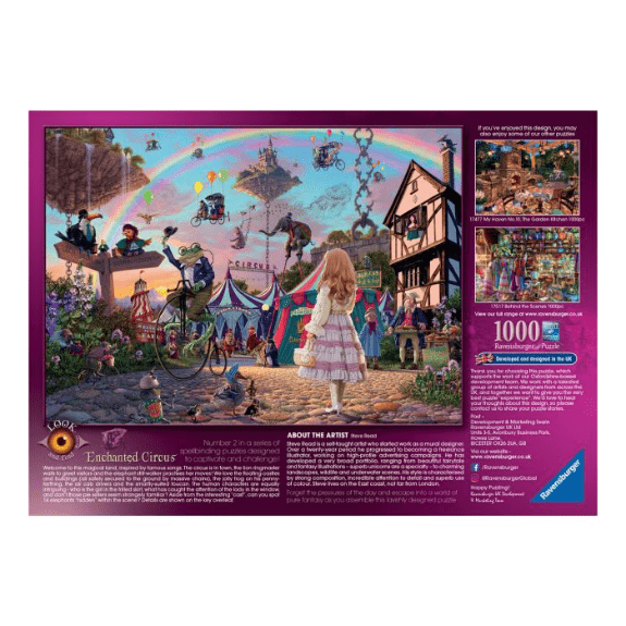 Ravensburger 1000 Piece Puzzle: Look & Find No.2 Enchanted Circus - Lennies Toys