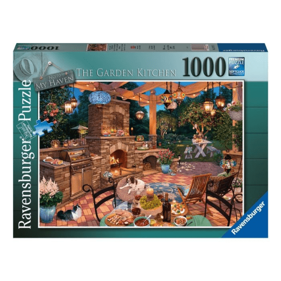 Ravensburger 1000 Piece Puzzle: My Haven No.10 The Garden Kitchen - Lennies Toys