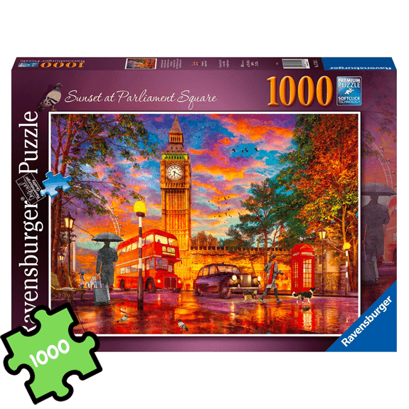Ravensburger 1000 Piece Puzzle: Sunset at Parliament Square - Lennies Toys