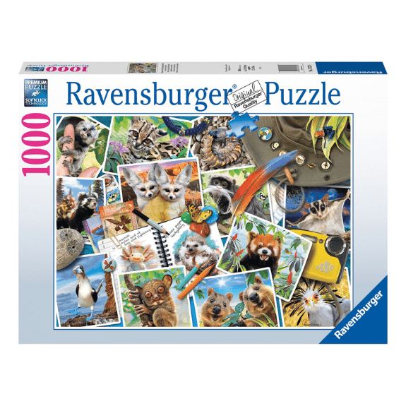 Ravensburger 1000 Piece Puzzle: Traveller's Animal Journey - Lennies Toys