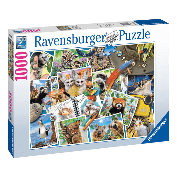 Ravensburger 1000 Piece Puzzle: Traveller's Animal Journey - Lennies Toys
