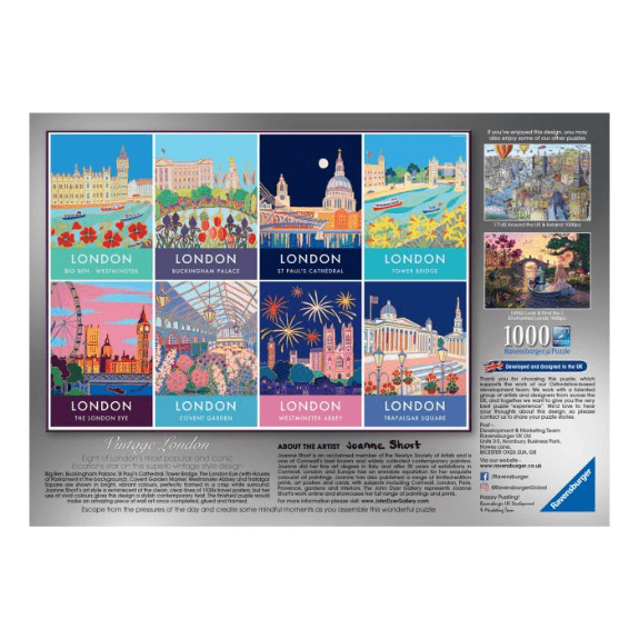 Ravensburger 1000 Piece Puzzle: Vintage London - Lennies Toys