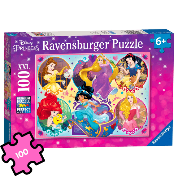 Ravensburger 100 Piece Jigsaw Puzzle: Disney Princess XXL - Lennies Toys