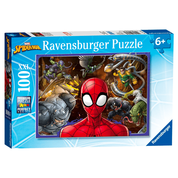 Ravensburger 100 Piece Jigsaw Puzzle: Marvel Spider-Man XXL - Lennies Toys