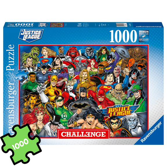 Ravensburger 1000 Piece Jigsaw Puzzle: DC Comics Justice League - Lennies Toys
