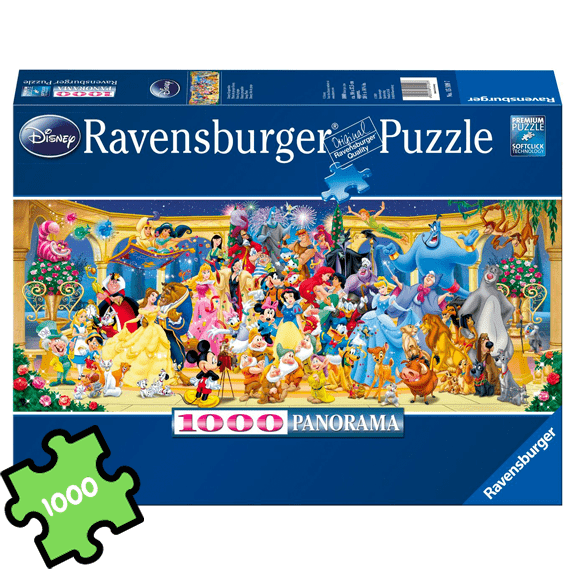 Ravensburger 1000 Piece Jigsaw Puzzle: Disney Panoramic - Lennies Toys