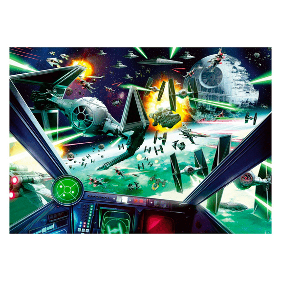 Ravensburger 1000 Piece Jigsaw Puzzle: Star Wars X-Wing Cockpit - Lennies Toys
