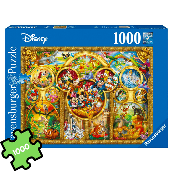 Ravensburger 1000 Piece Jigsaw Puzzle: The Best Disney Themes - Lennies Toys