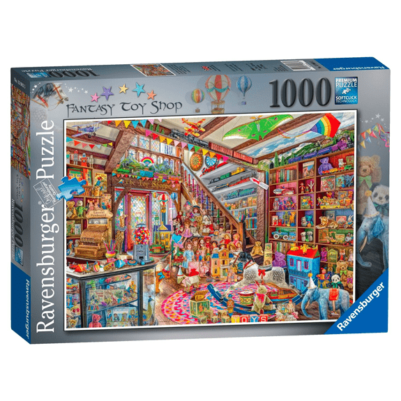 Ravensburger 1000 Piece Jigsaw Puzzle: The Fantasy Toy Shop - Lennies Toys