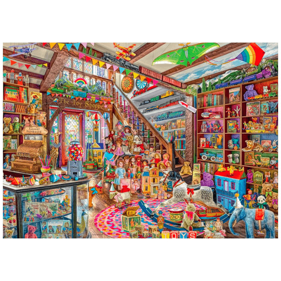 Ravensburger 1000 Piece Jigsaw Puzzle: The Fantasy Toy Shop - Lennies Toys