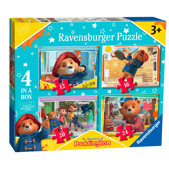 Ravensburger: Paddington Bear 4 in a Box Jigsaw Puzzle - Lennies Toys